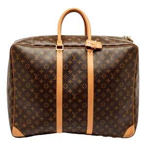 Louis Vuitton Sirius 55 Suitcase Classic Monogram Canvas Leather Travel